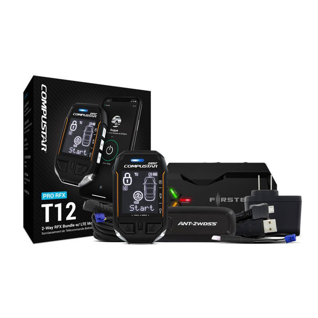 Compustar T12 2-Way LCD Remote Start & Security System with LTE