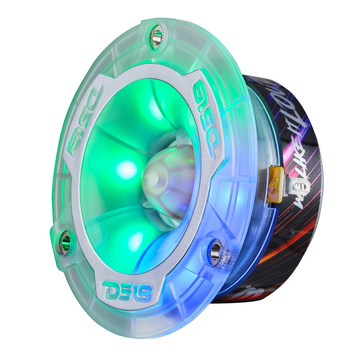 3.8” Super Bullet Tweeter with 1” Aluminum Voice Coil & Digital LED Lights DS18