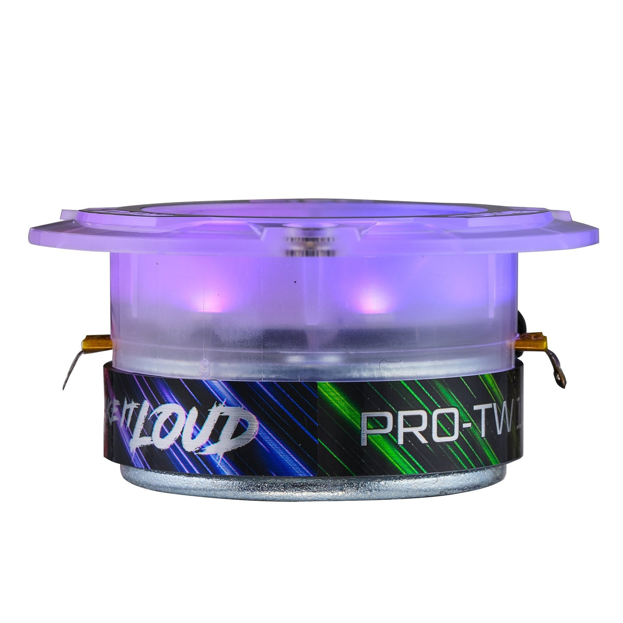 3.8” Super Bullet Tweeter with 1” Aluminum Voice Coil & Digital LED Lights DS18