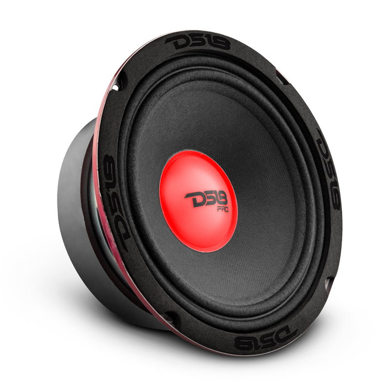 PRO-X 6.5" Mid-Range Loudspeaker with RGB Light Dust Cap 250 Watts Rms 4-Ohm