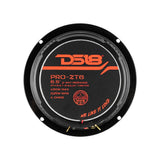 DS18 PRO-ZT6 6.5" 225W RMS Midrange Speaker w/ Built-in Bullet Tweeter 4-Ohm (Single) DS18