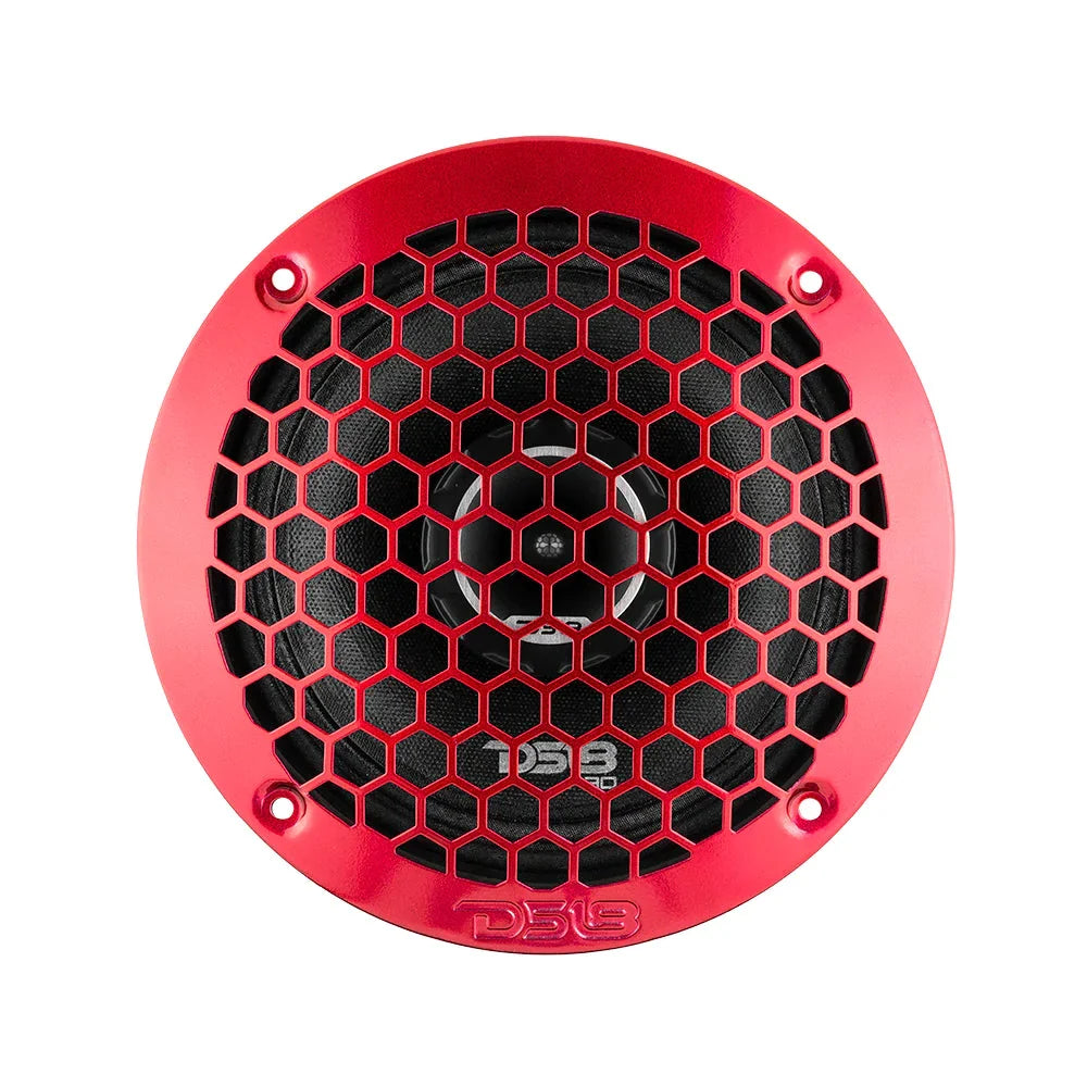 DS18 PRO-ZT6 6.5" 225W RMS Midrange Speaker w/ Built-in Bullet Tweeter 4-Ohm (Single) DS18