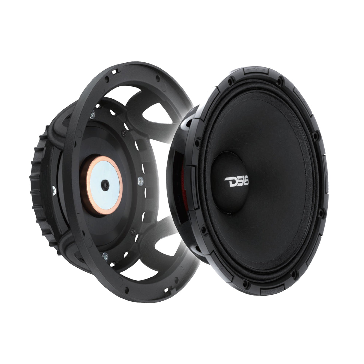 PROJECT360 6.5” High-Sensitivity Mid-High Loudspeaker With Neodymium Magnet - 350W RMS 4-Ohm - Rotating Recone Design For Quick Repair