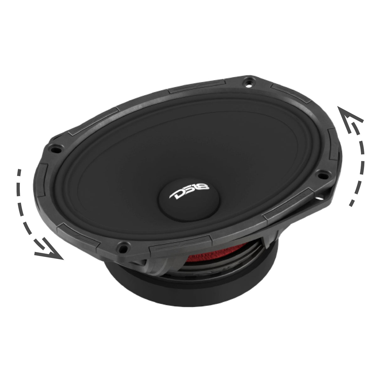 PROJECT360 6x9” High-Sensitivity Mid-High Loudspeaker - 300W RMS 4-Ohm - Rotating Recone Design For Quick Repair