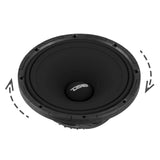 PROJECT360 8” High-Sensitivity Mid-High Loudspeaker With Neodymium Magnet - 350W RMS 4-Ohm - Rotating Recone Design For Quick Repair