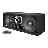 PRV210-290 CHROME Dual 10in Chuchero Loaded Speaker Box