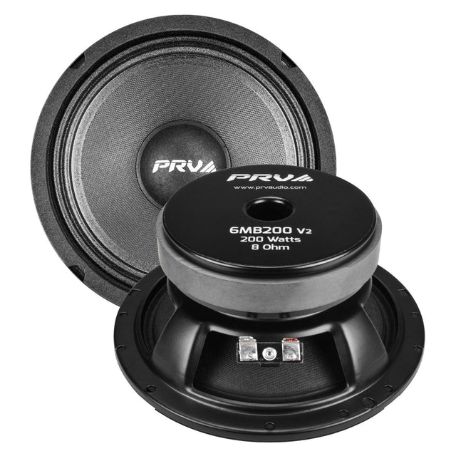 PRV AUDIO 6.5 Inch Midbass Speaker 6MB200 v2 8 Ohm PRV