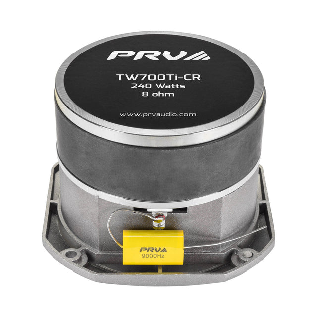 TW700Ti-CR | Super Tweeter, 4" Titanium 8 Ohm Chrome PRV
