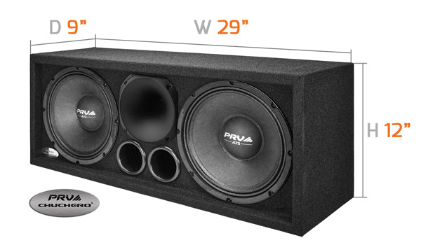 PRV Audio PRV210-290 Chuchero Speaker Box Dual 10-inch 800W