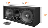 PRV Audio PRV210-290 Chuchero Speaker Box Dual 10-inch 800W