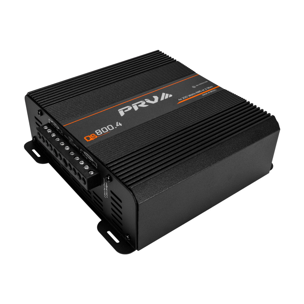 QS800.4 | 2 Ohm Compact 4 Channel Car Audio Amplifier 4 x 220 Watts RMS PRV