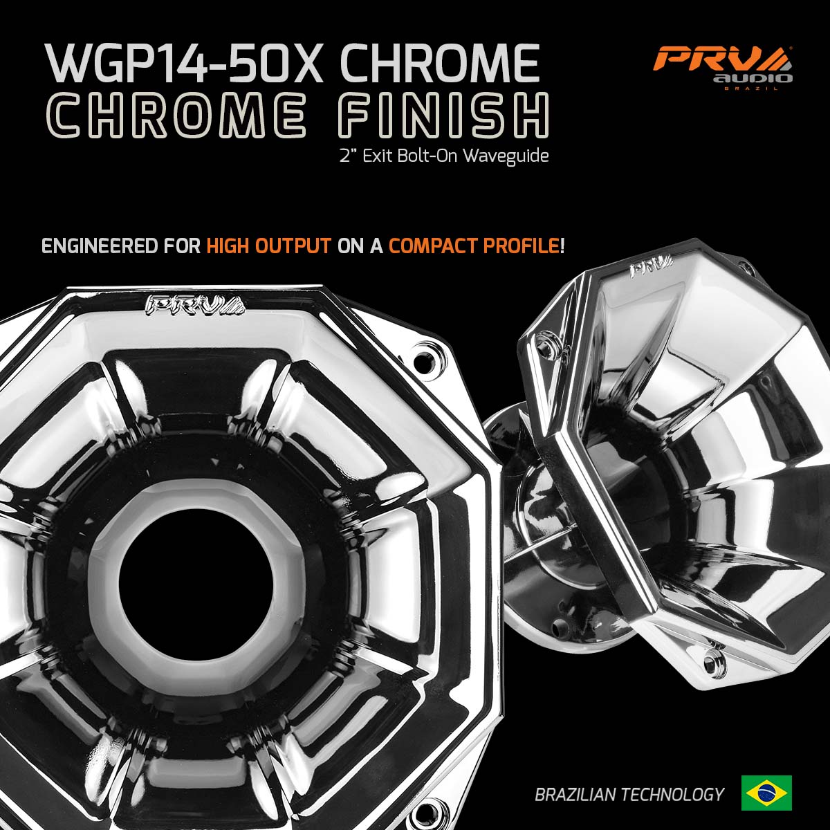 PRV WGP14-50X CHROME Waveguide PRV