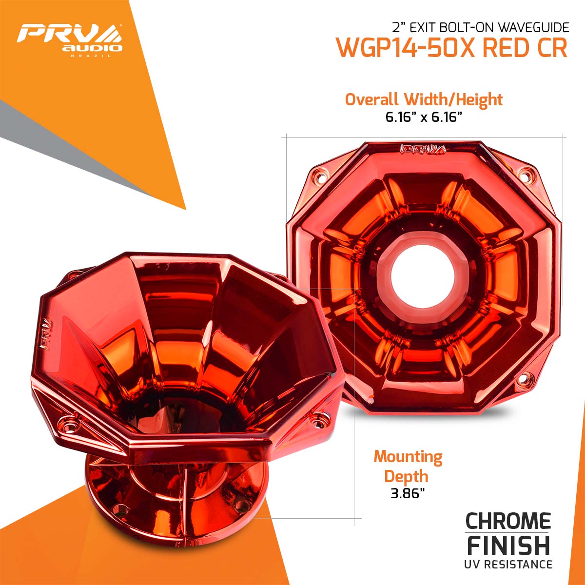 PRV WGP14-50X RED CR Waveguide PRV