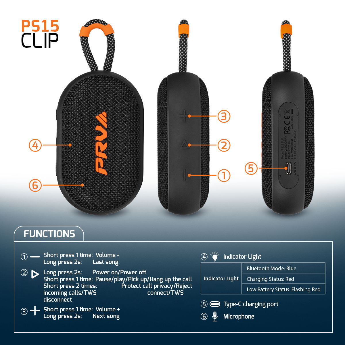 PRV PS15 CLIP FREE GIFT PRV Audio