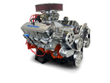GM Big Block Compatible 502 c.i. Pro Series Engine - 627 Horsepower - Deluxe Dressed -Polished Pulley Kit - Carbureted