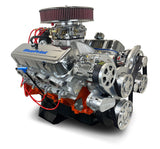 GM Big Block Compatible 540 c.i. Pro Series Engine - 670 Horsepower - Deluxe Dressed - Polished Pulleys - Carbureted