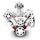 GM Big Block Compatible 572 c.i. Pro Series Engine - 750 Horsepower - Deluxe Dressed - Polished Pulley Kit - Carbureted
