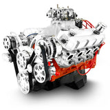 GM Big Block Compatible 572 c.i. Pro Series Engine - 750 Horsepower - Deluxe Dressed - Polished Pulley Kit - Carbureted