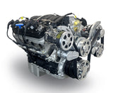 GM LS Compatible 427 c.i. Pro Series Engine - 605 Horsepower - Deluxe Dressed - Polished Pulley Kit - Holley Terminator X EFI System