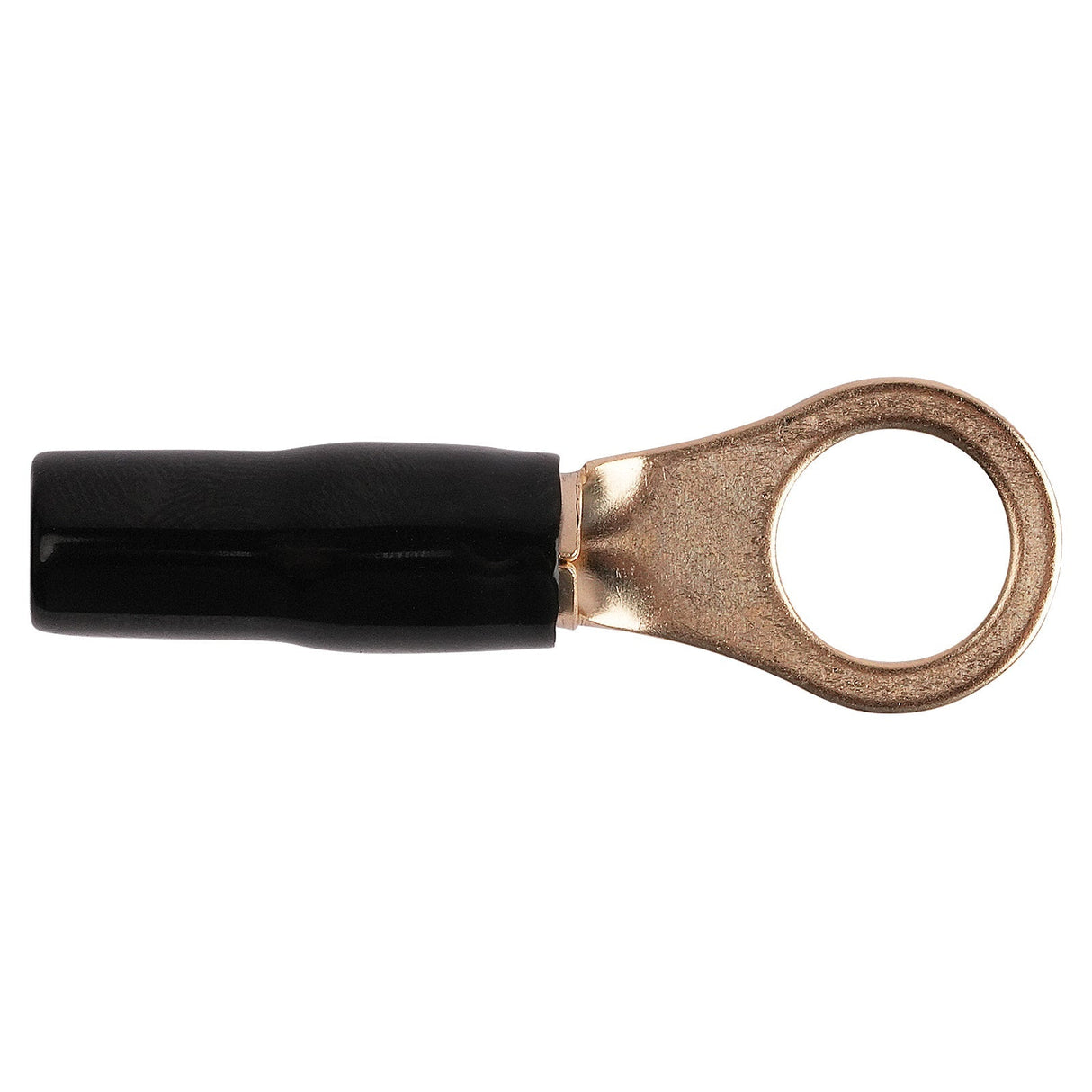 8AWG Gold Plated Ring Terminal, Black (PTRX-8BLK) Audiopipe