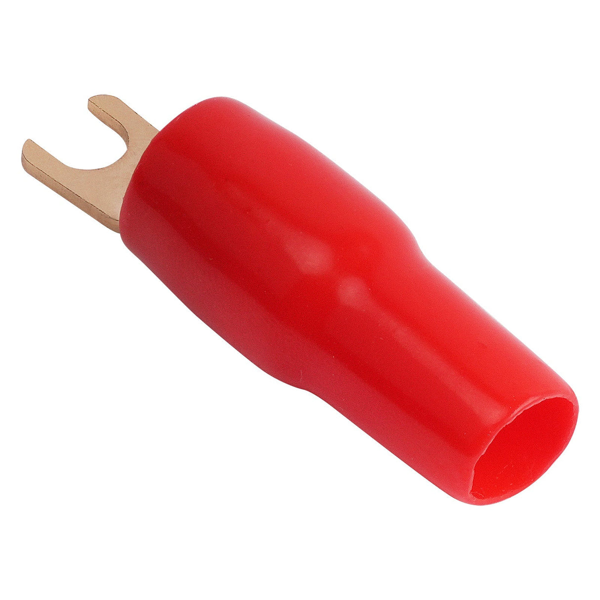 4AWG Gold Plated Spade Terminal, Red (PTSX-4RED) Audiopipe