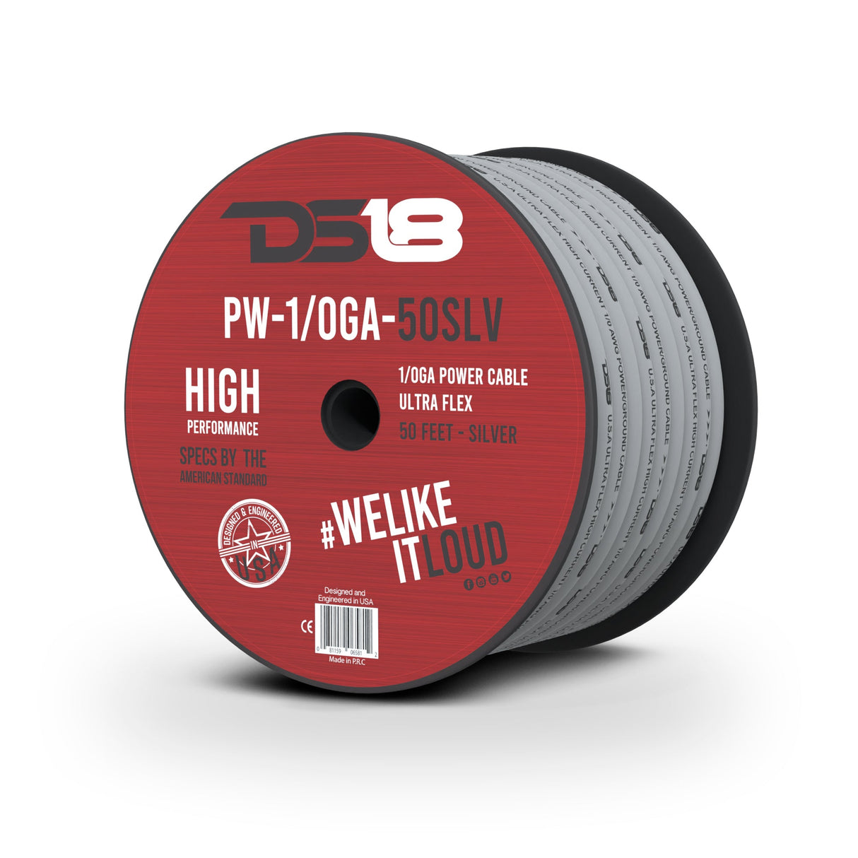 1/0-GA CCA Ground, Power Cable, 50 Feet