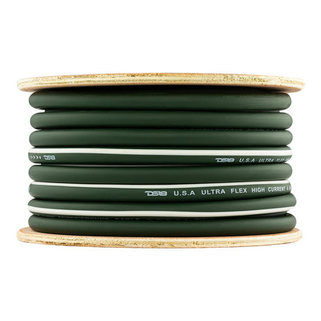 4-GA 100% OFC Ground, Power Cable, 50 Feet -Camo Green
