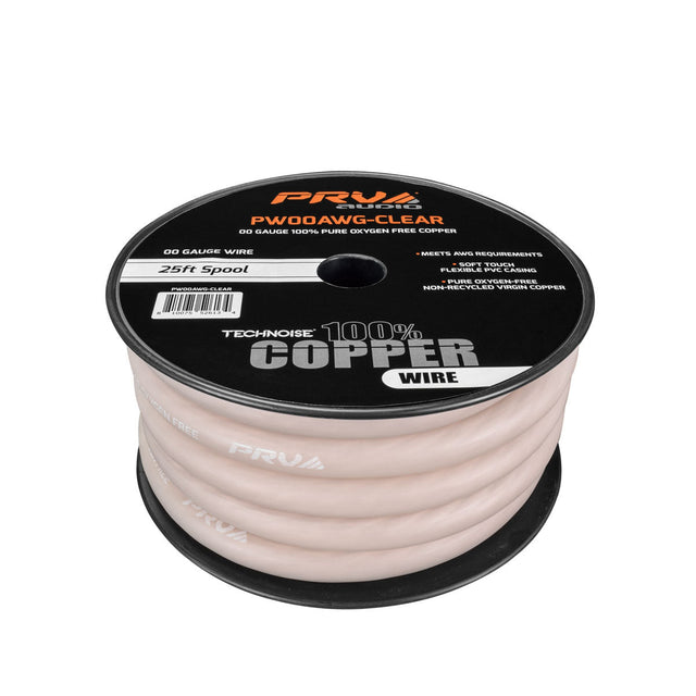 PRV PW00AWG-CLEAR 25ft Roll PRV Audio