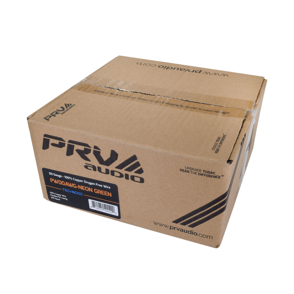 PRV PW00AWG-NEON GREEN 25ft Roll PRV Audio