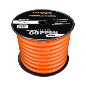 PRV PW0AWG-ORANGE 50ft Roll PRV Audio