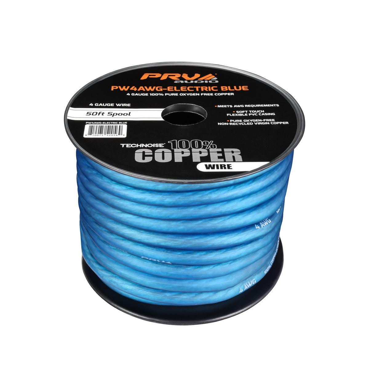 PRV PW4AWG-ELECTRIC BLUE 50ft Roll PRV Audio