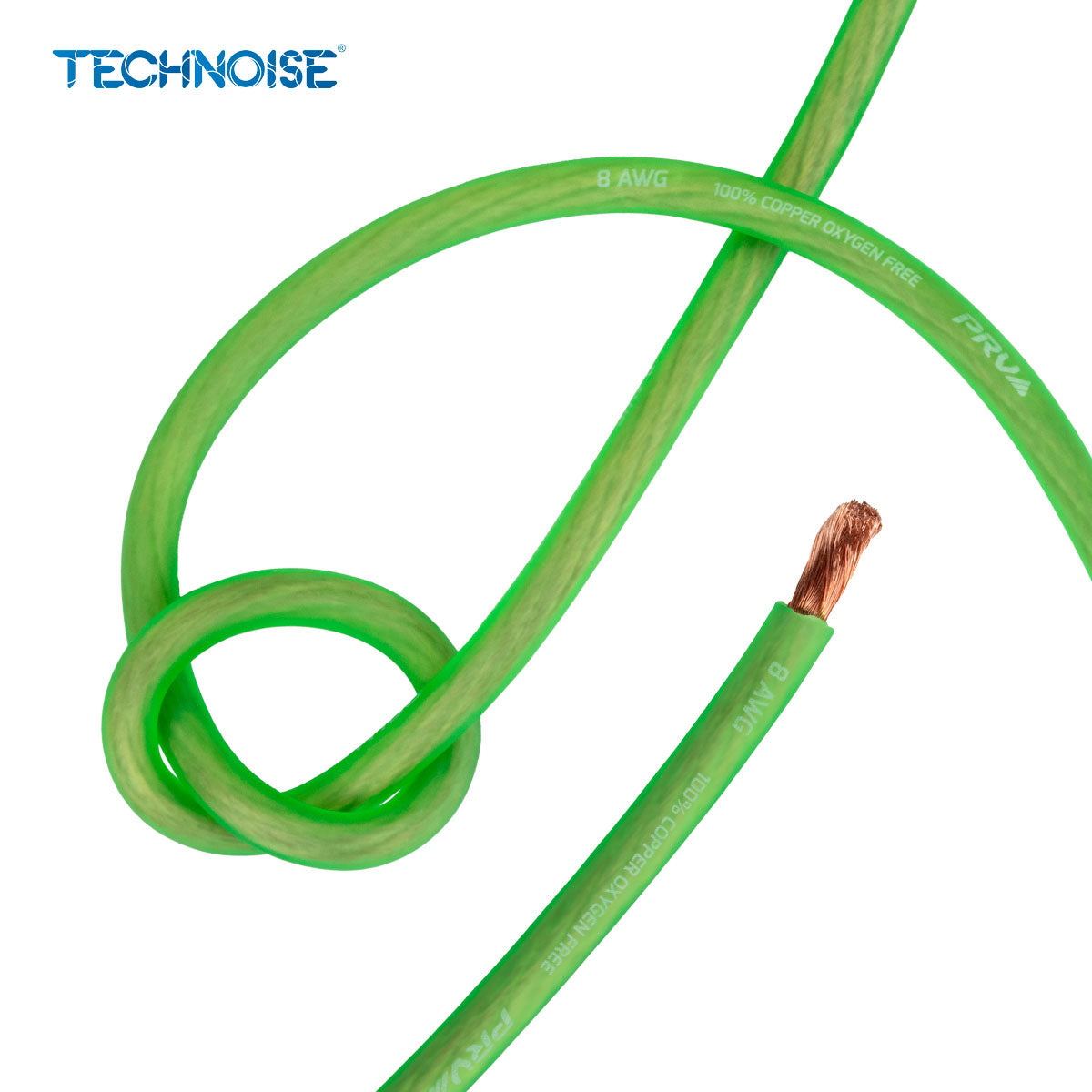 PRV PW8AWG-NEON GREEN 100ft Roll PRV Audio