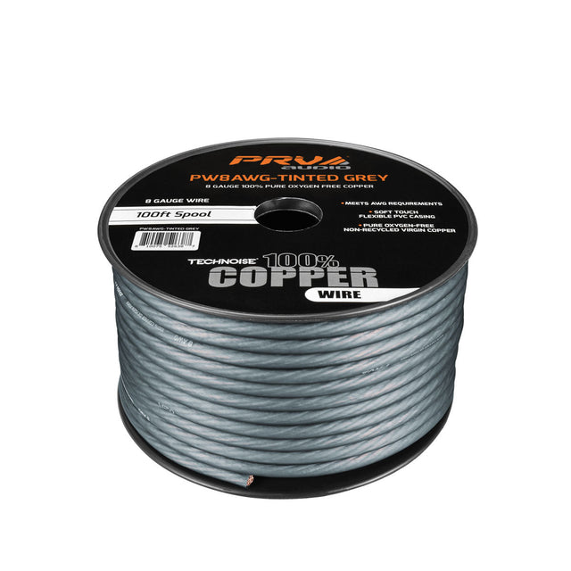 PRV PW8AWG-TINTED GREY 100ft Roll PRV Audio
