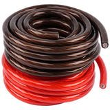 25Ft 0 Gauge Black and 25Ft 0 Gauge Red Primary Wire (PWK-0-25RB) Audiopipe