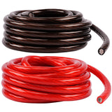 PWK-4-50RB 50Ft 4 Gauge Black and 50Ft 4 Gauge Red Primary Wire Audiopipe