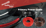 PWK-4-50RB 50Ft 4 Gauge Black and 50Ft 4 Gauge Red Primary Wire Audiopipe