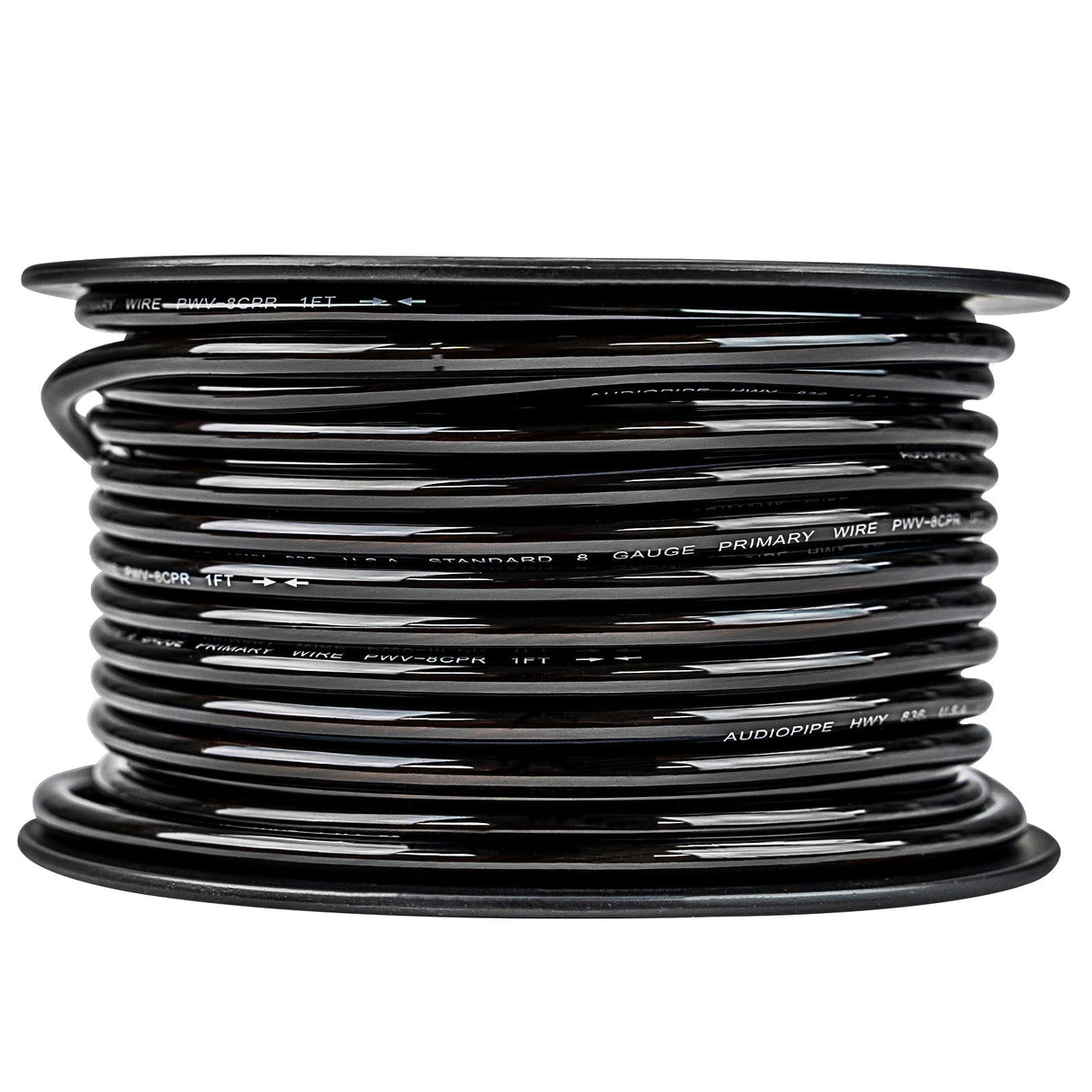 100Ft 8 Gauge Primary Wire (PWV-8CPR-100B) Audiopipe