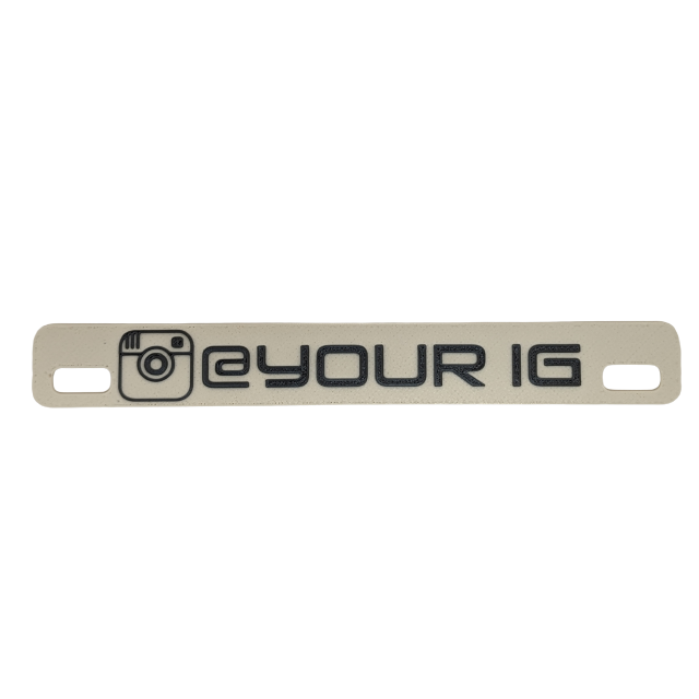 Customizable 3D Printed License Plate Frame Workshop 12