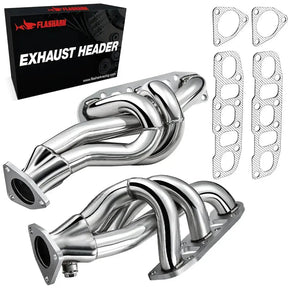 Exhaust Headers for 2003-2006 Infiniti G35 & Nissan 350Z Z33 V6 3.5L VQ35DE Flashark