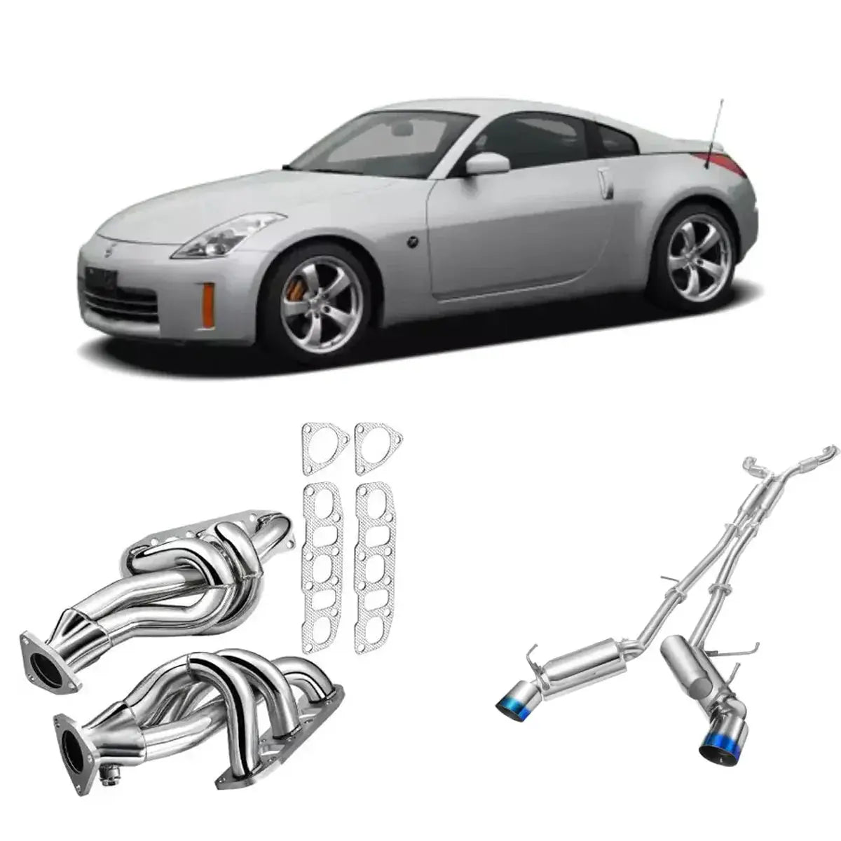 Performance Headers for 2003–2006 Nissan 350Z (VQ35DE 3.5L V6) Flashark