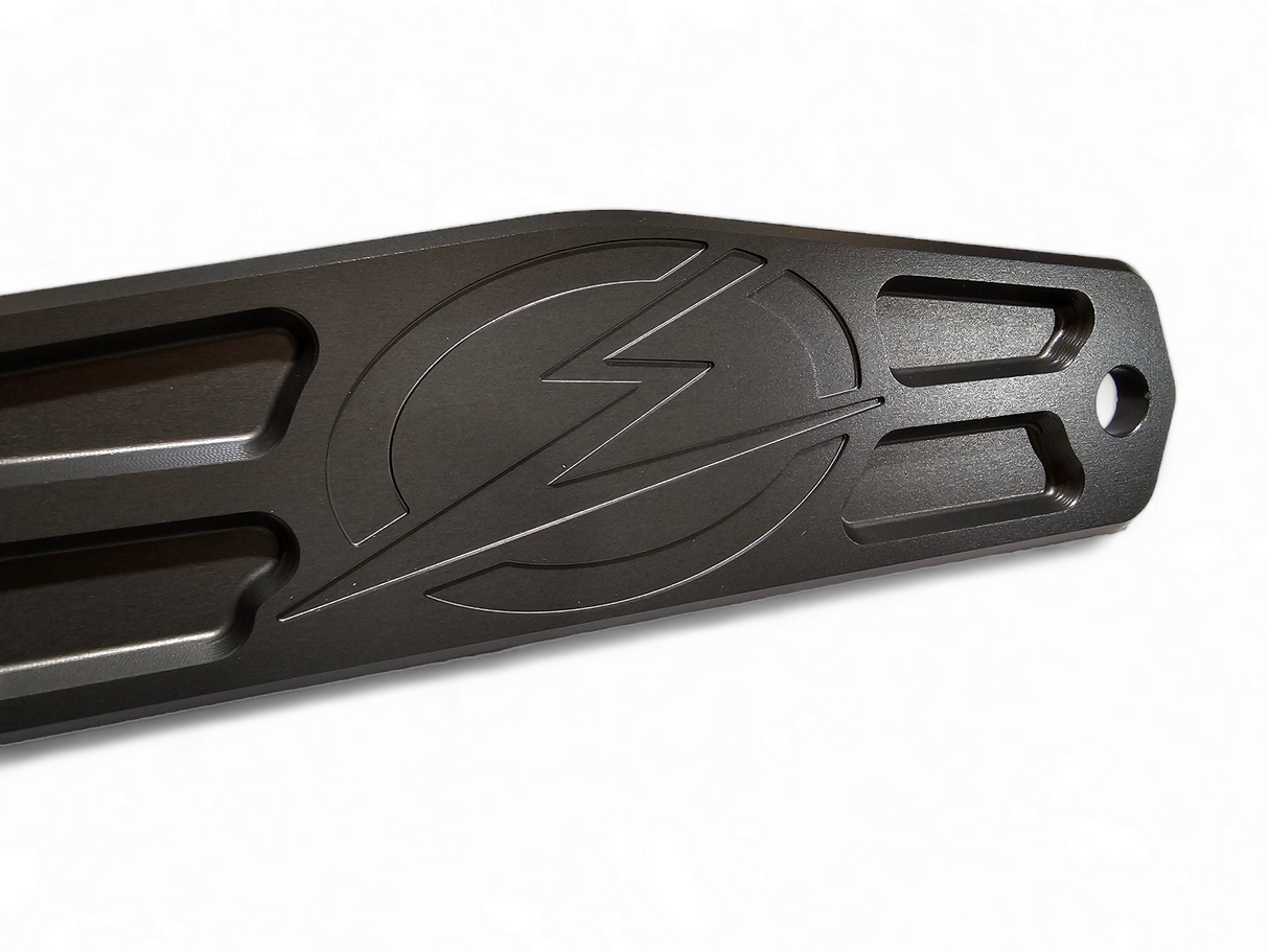 Elektric Offroad Designs UTV Winch Fairlead Cover Plate | Gun Metal www.elektricoffroad.com