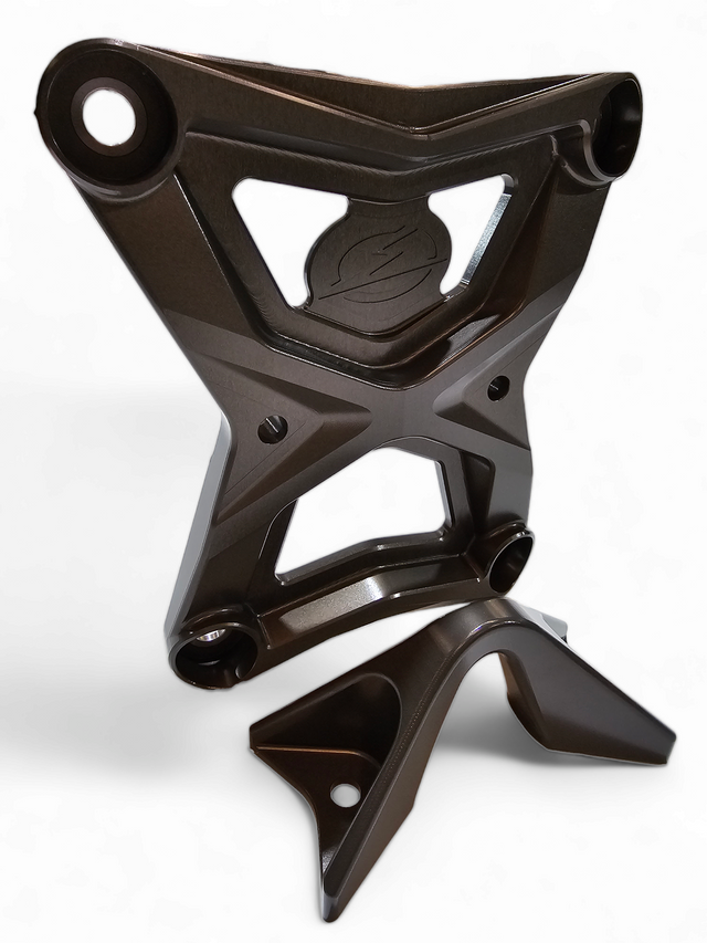 2020-2024 Polaris RZR Pro XP Radius Rod Plate with Tow Hook Gunmetal www.elektricoffroad.com