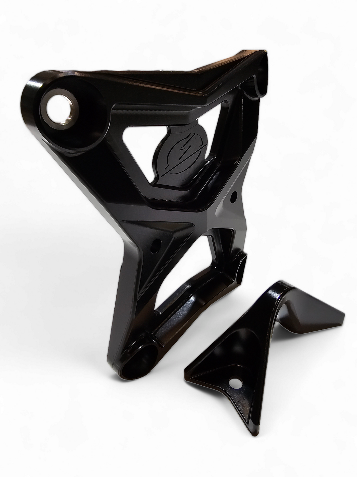 2020-2024 Polaris RZR Pro XP Radius Rod Plate with Tow Hook Black www.elektricoffroad.com