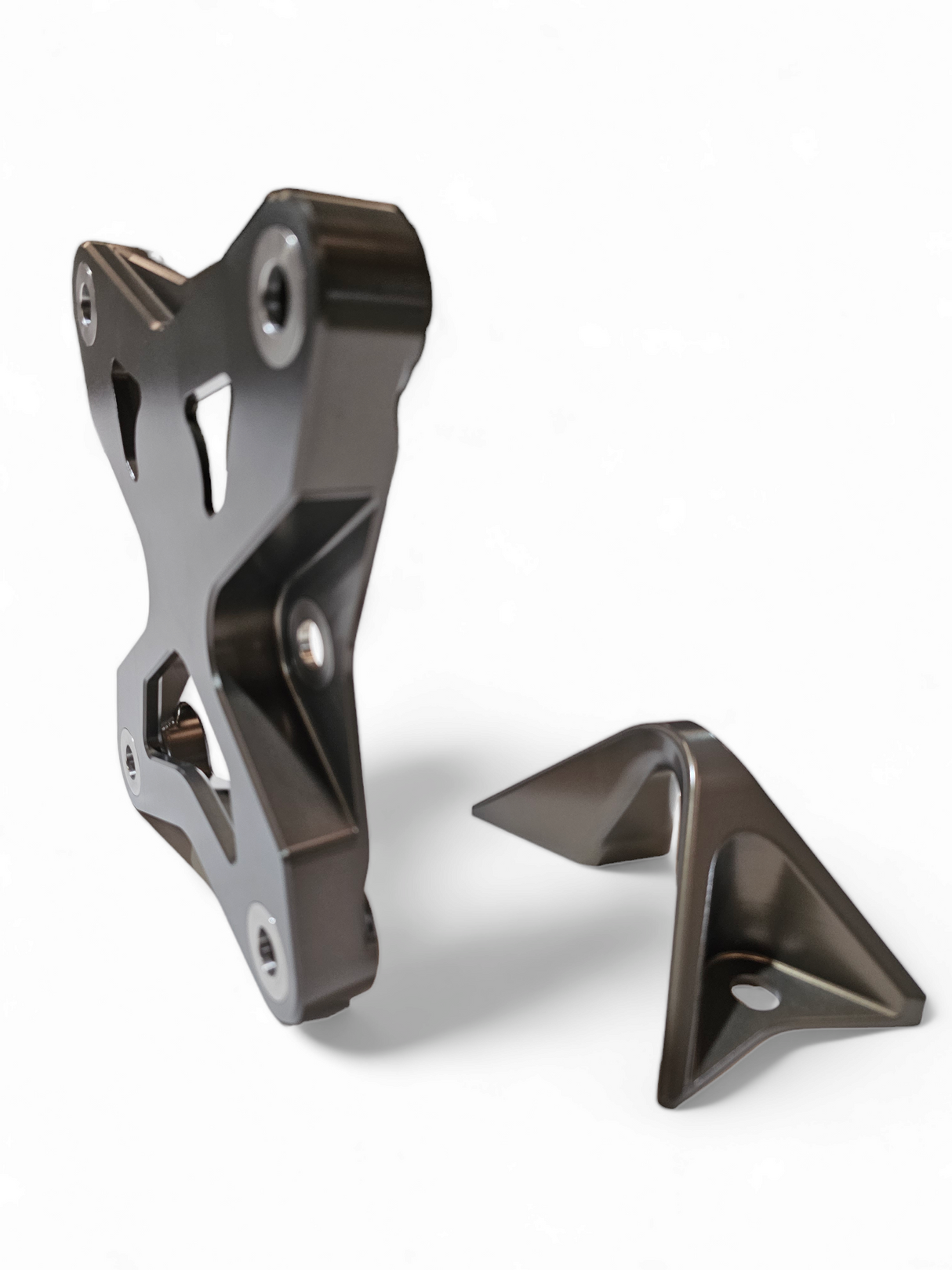 2017-2021 Can Am X3 Maverick EOD Radius Rod Plate with Tow Hook Gun Metal www.elektricoffroad.com
