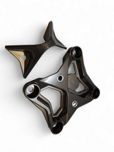2017-2021 Can Am X3 Maverick EOD Radius Rod Plate with Tow Hook Gun Metal www.elektricoffroad.com