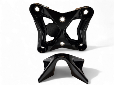 2017-2021 Can Am X3 Maverick EOD Radius Rod Plate with Tow Hook Black www.elektricoffroad.com