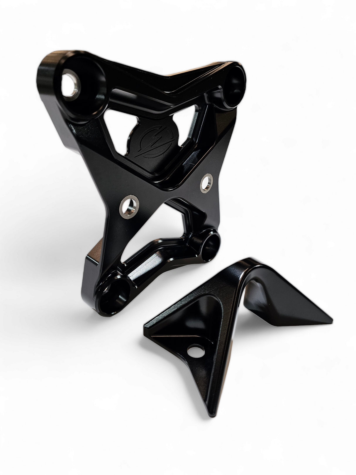 2017-2021 Can Am X3 Maverick EOD Radius Rod Plate with Tow Hook Black www.elektricoffroad.com
