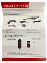 Chase LED Light Bar With Built In Strobe 32" GGLighting