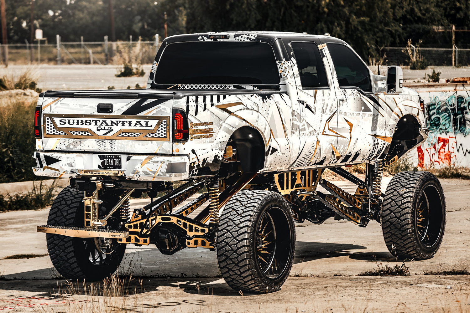 Ford Super Duty 18"-24" Front & Rear 4 Long Arm Lift Kit Papis