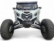 2017 to Current Can-Am X3 Maverick Machined Billet Front Winch Bumper (Black Anodize) www.elektricoffroad.com